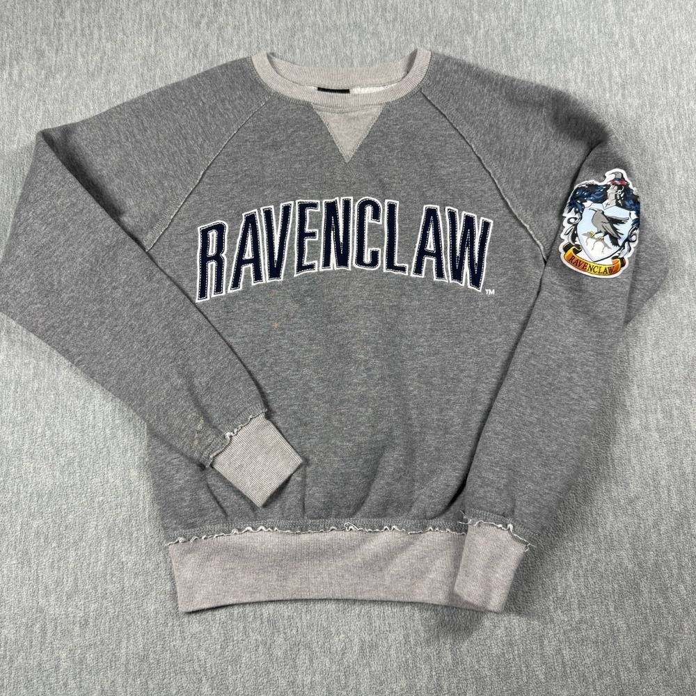 Harry Potter‎ Sweatshirt Women XS Ravenclaw House Crest Universal Studios Crew